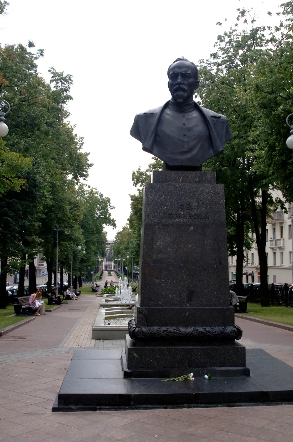 Помнік Дзяржынскаму, Мінск