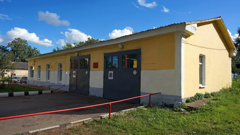 Пожарное депо с квартирой брандмейстера и казармой нижних полицейских чинов (Новая Ладога)