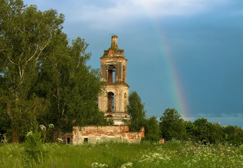 Церковь Георгиевская с колокольней (Полянки)