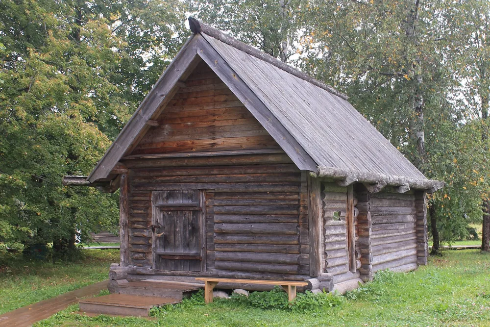 Баня из д. Погорелка Хвойнинского района (Великий Новгород)