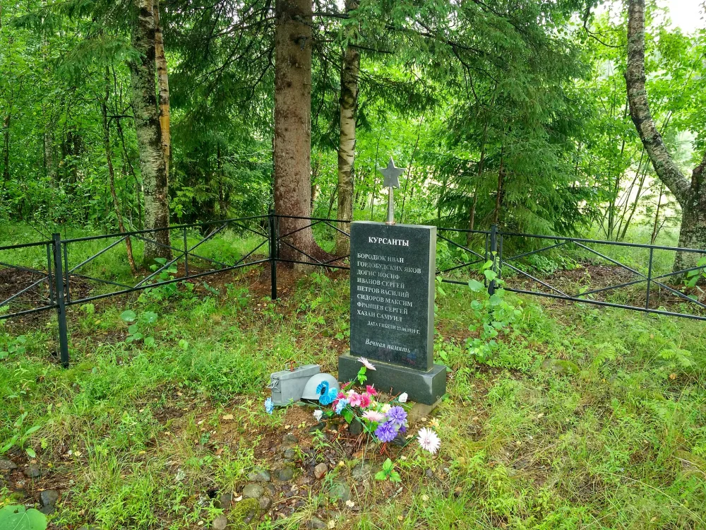 Братская могила курсантов Петроградского военно-типографического училища, павших в бою с белофиннами летом 1919 г. (Берёзовая Гора)
