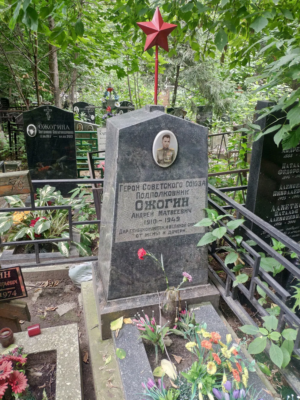 Могила Андрея Матвеевича Ожогина