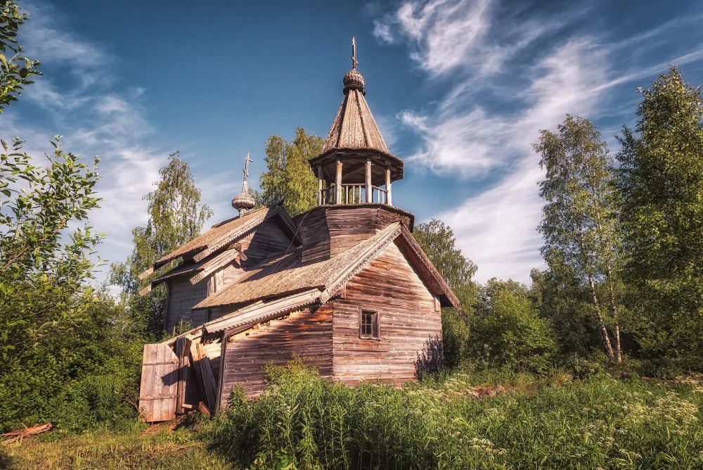 Часовня Троицы и Дмитрия Солунского (деревянная) (Великогубское с.п.)