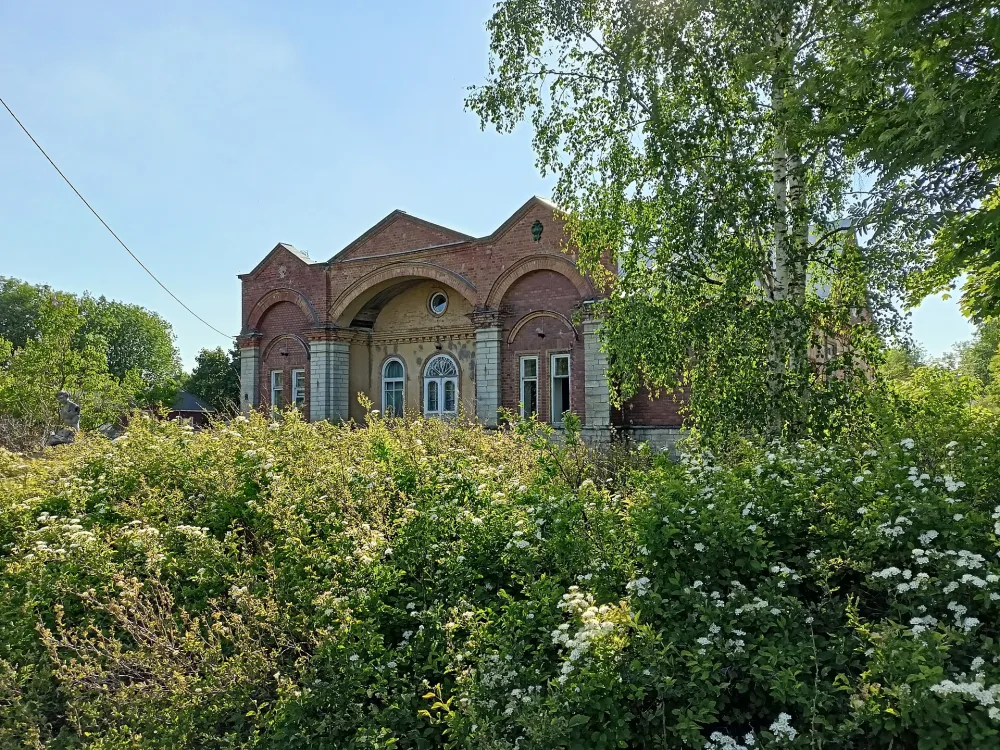 Парк с круглой чашей бассейна, расположенной по оси усадебного дома (4,8 га) (Кикерино)