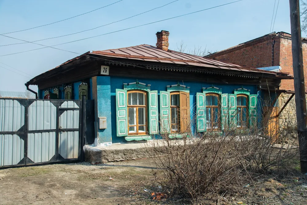 Дом, в котором в 1895-1903, 1906-1907 гг. жил организатор социал-демократической группы в Троицке Л.А. Кулик (Троицк)