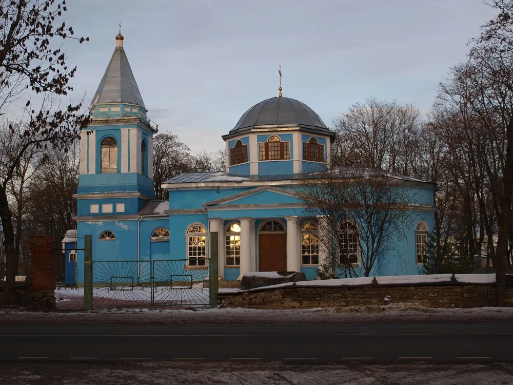 Церковь Успения Пресвятой Богородицы с колокольней (Большая Вруда)