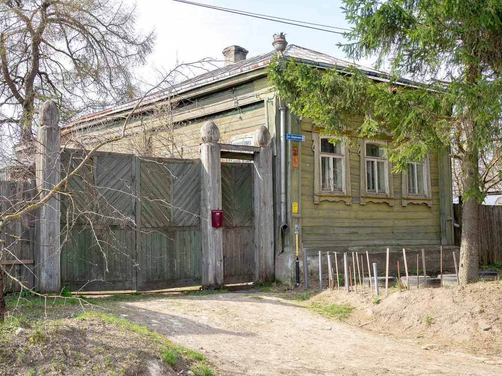 Дом, где с 1917 г. жил М.С. Трофимов, член РСДРП (Судогда)