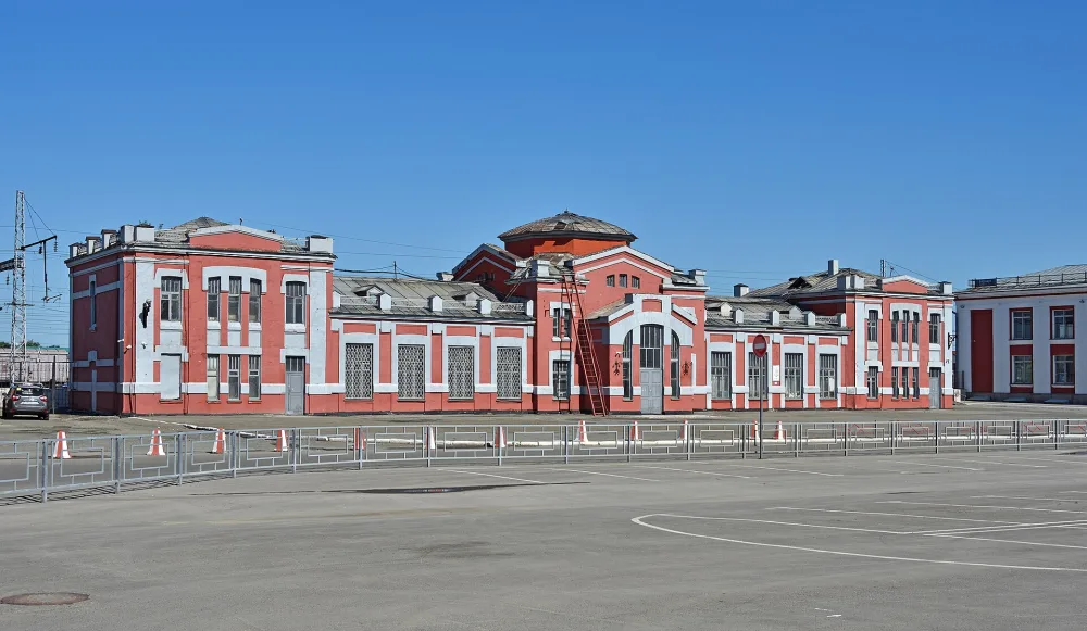 Старое здание вокзала Барнаул