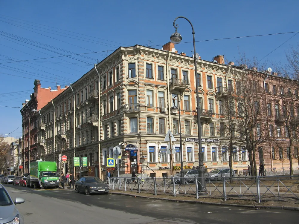 Дом, в котором в 1868-1872 гг. жил издатель Н.П. Поляков