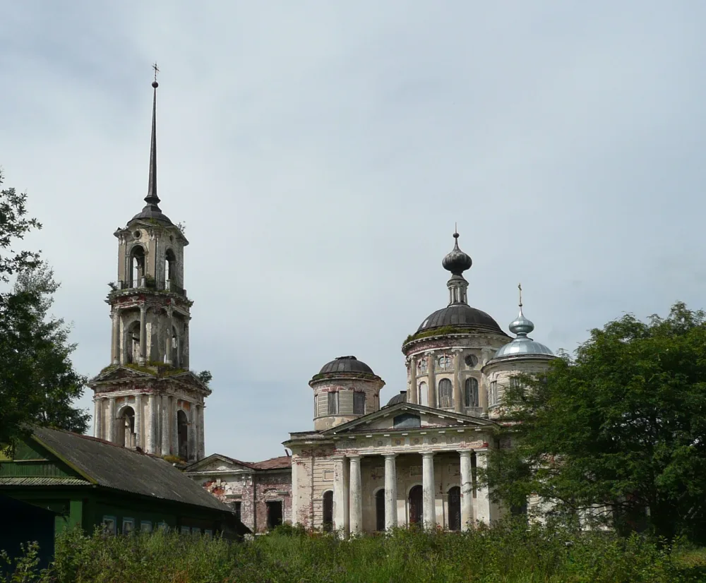 Преображенская церковь с живописью (Замытье)