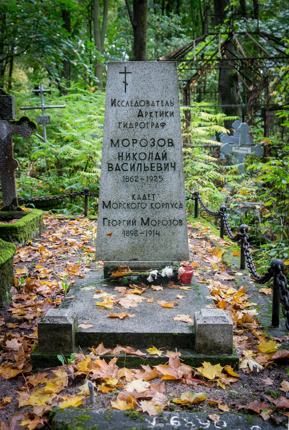 Могила Н.В. Морозова (1862-1926), гидрографа