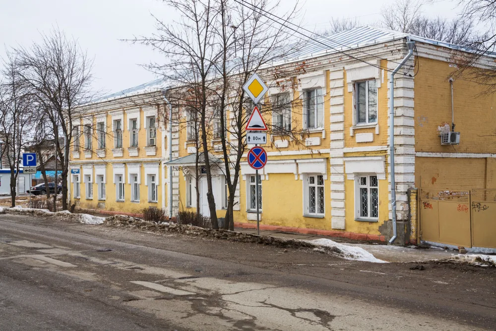 Дома доходные Д.В. Корнева и А.И. Гутина. Дом крестьянина. (Переславль-Залесский)
