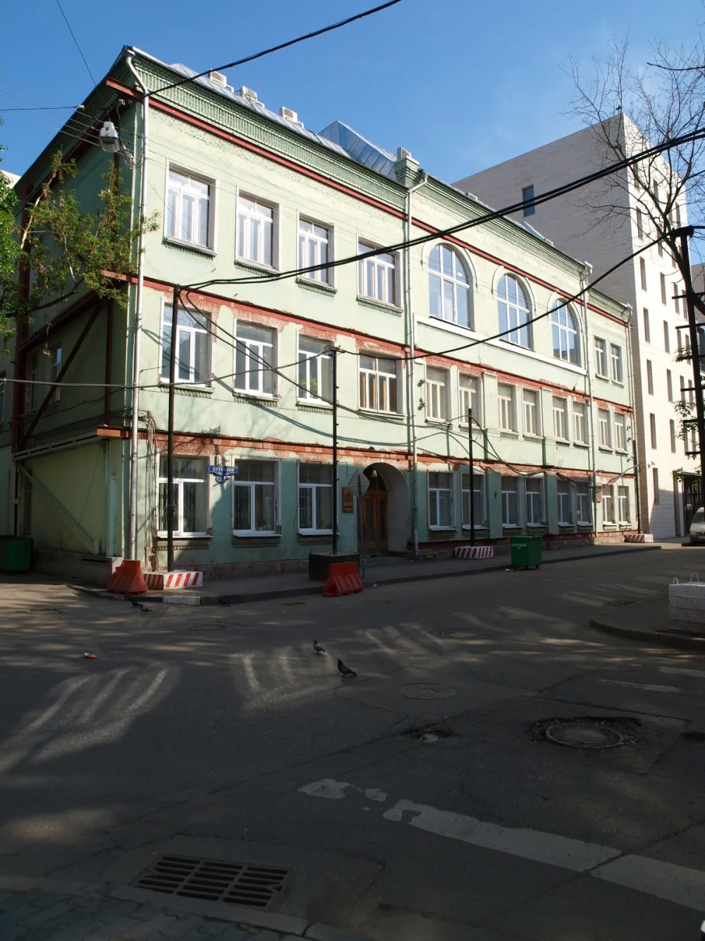 Здание, в котором в 1908-1921 гг. размещались Пречистенские рабочие курсы (Хамовники)