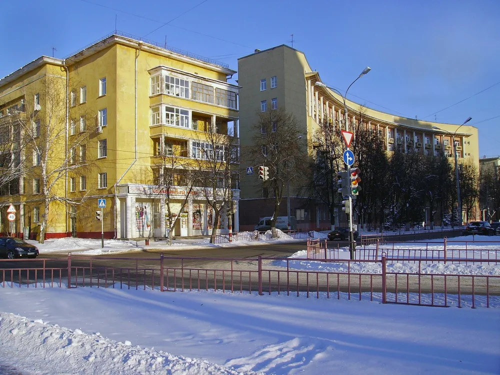 Квартал жилой №8 Соцгорода автозавода (комплекс Соцгородка и «радиусный» дом) (Нижний Новгород)