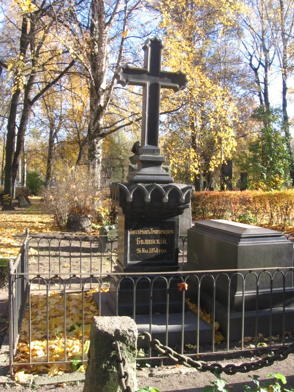 Могила В.Г. Белинского (1811-1848), литературного критика