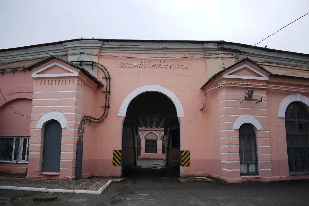 Круглое паровозное депо Николаевской железной дороги