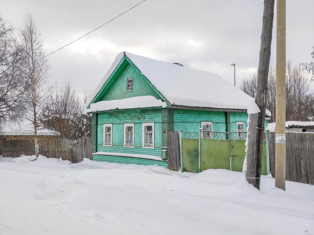 Жилой дом одноэтажный, деревянный (Устюжна)