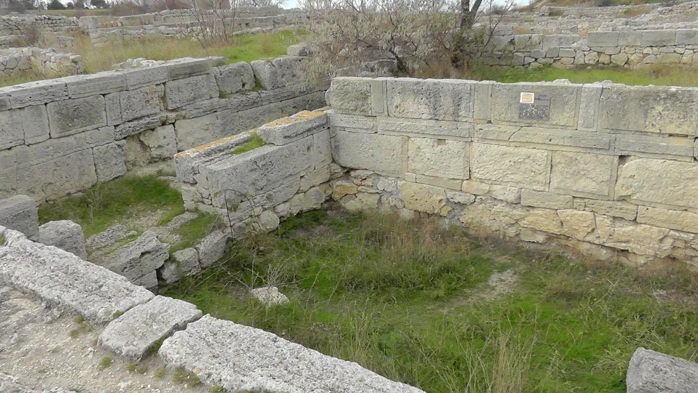 Main Street Byzantine house in Chersonesos Taurica