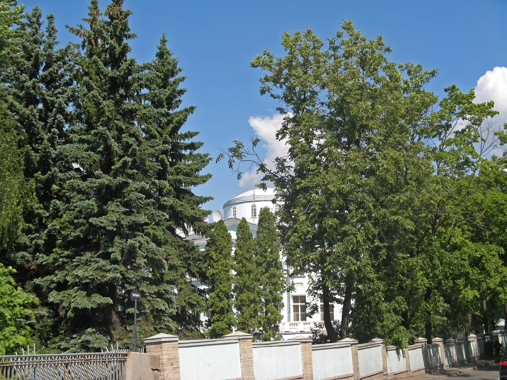 Участок парка