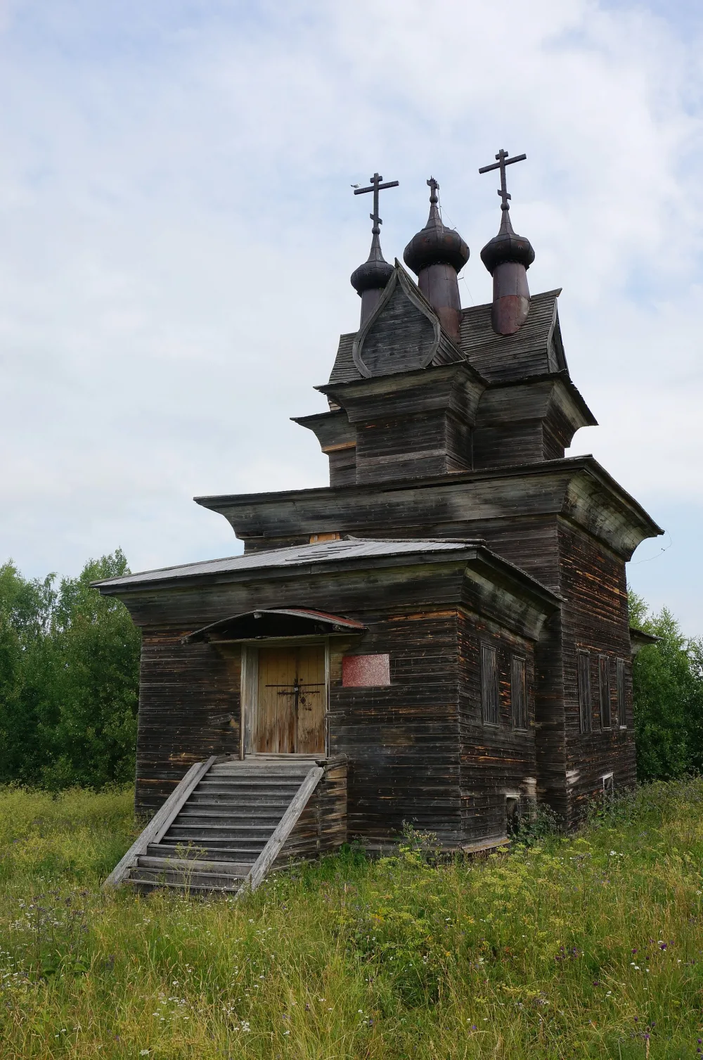 Церковь Георгиевская (деревянная) (Придворные Места (село Пермогорье))