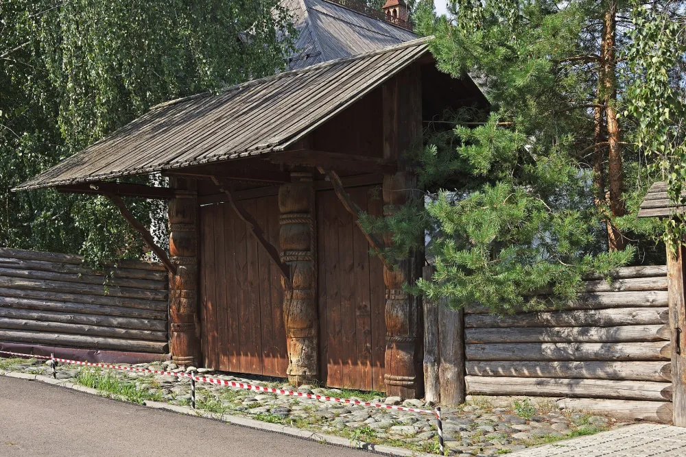 Ворота деревянные (Гороховец)