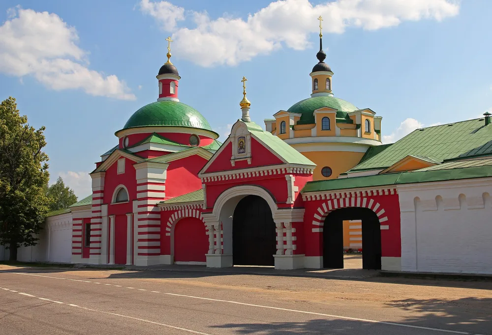 Ограда со Святыми воротами и тремя башнями (Аносино)