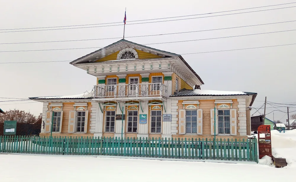 Деревянный дом, построенный ссыльными поляками, участниками восстания 1863-1864 гг.