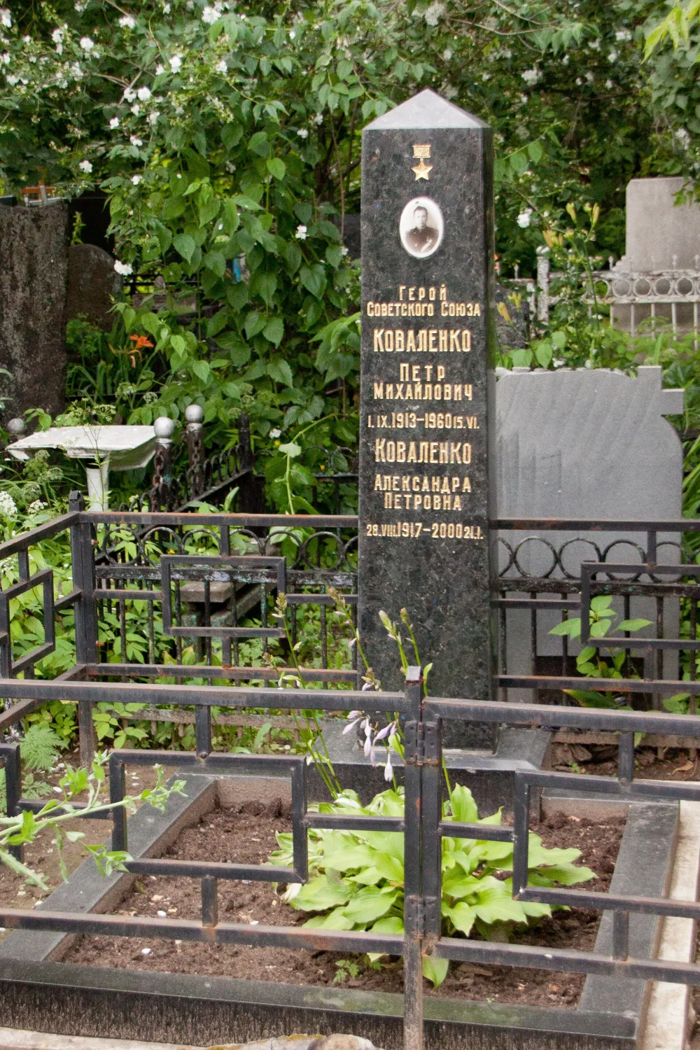 Могила Коваленко Петра Михайловича (1913-1960), подполковника, Героя Советского Союза