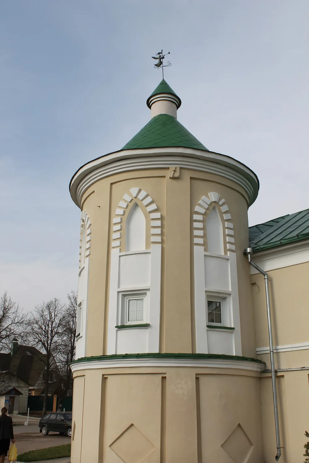 Башня угловая северо-западная и примыкающая к ней ограда (Льва Толстого)