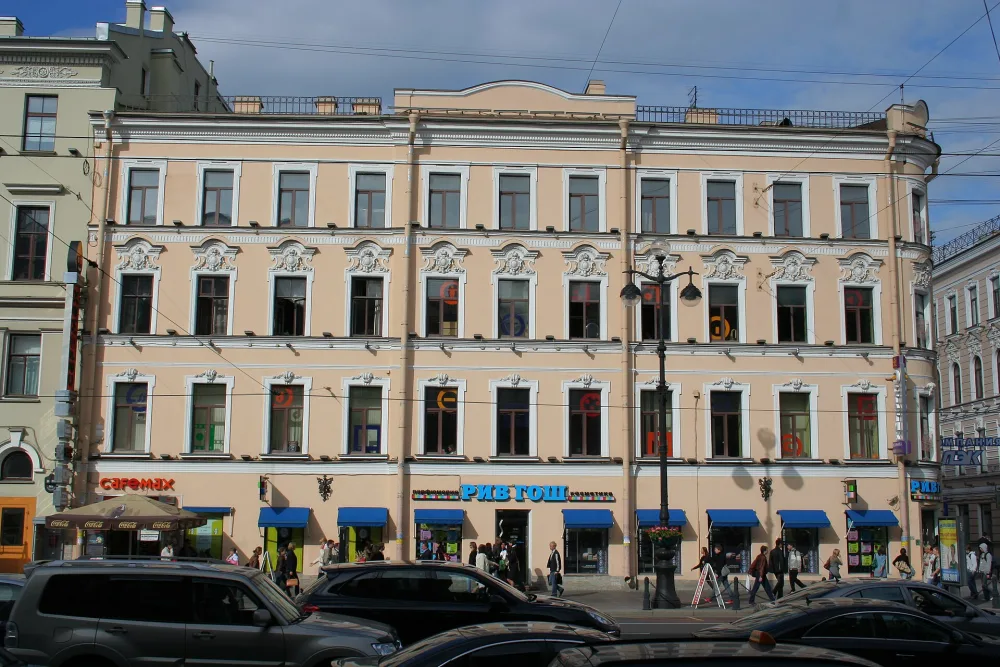 Дом, где в меблированных комнатах «Сан-Ремо» в 1905 г. жил В.И. Ленин