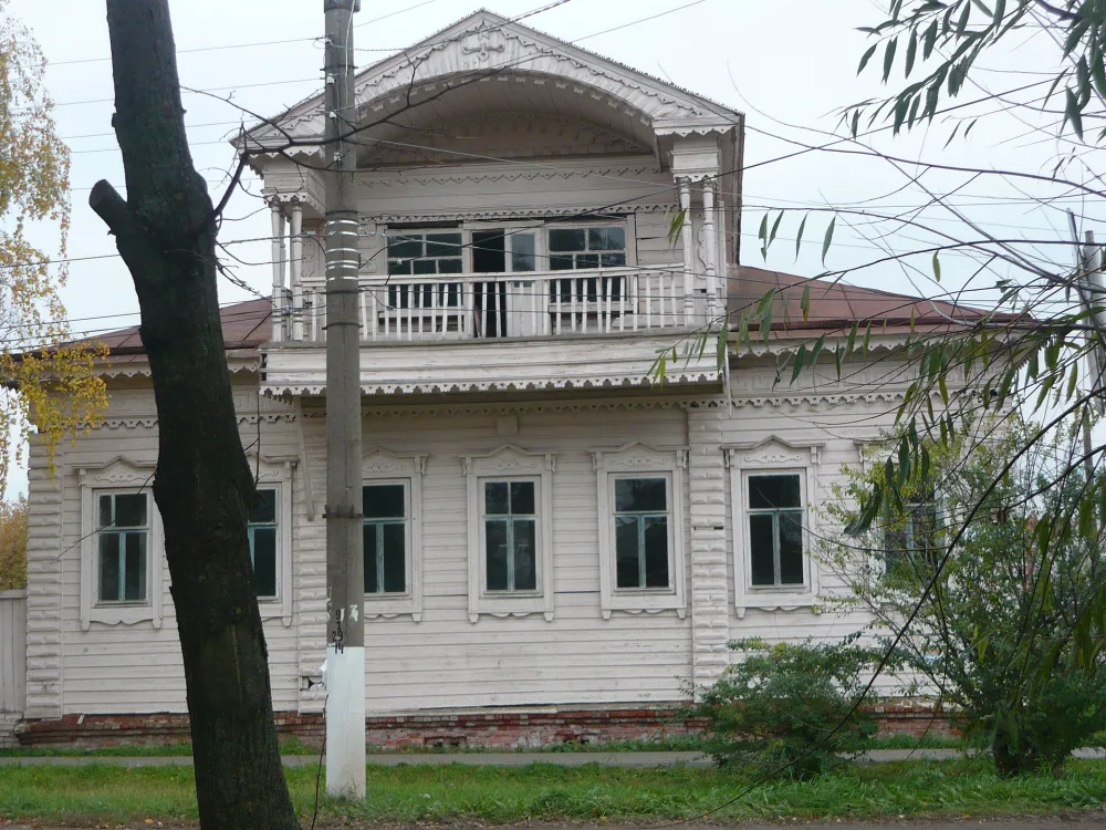 Wooden one-story house of merchant Kurbatov