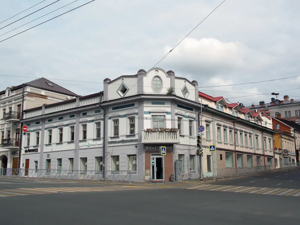 Дом Парамонова, где находилась казанская публичная библиотека, которую посещал В.И. Ленин (Казань)