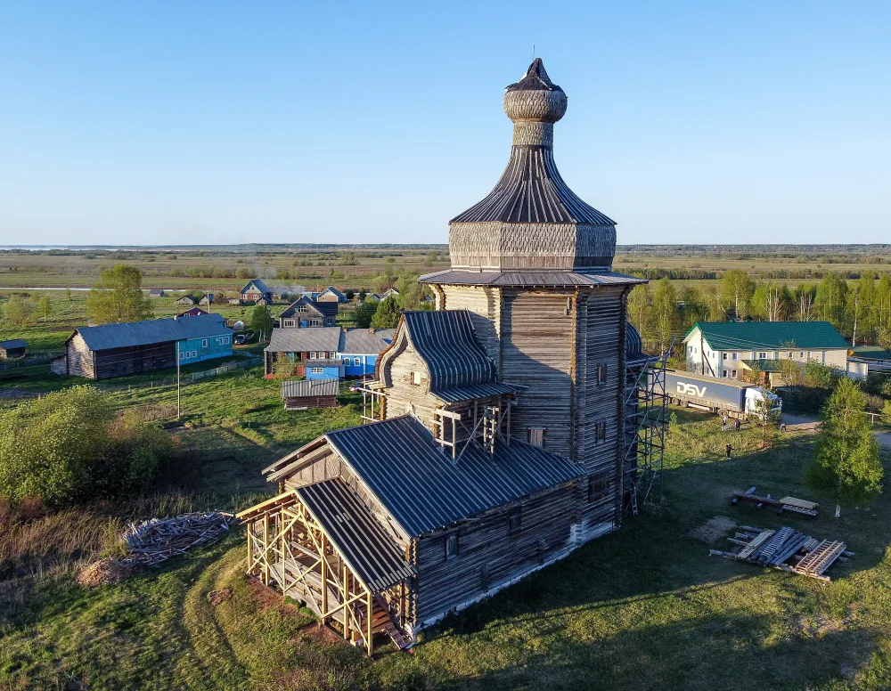 Церковь Никольская (деревянная) (Зачачье)