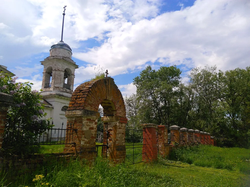 Ограда с воротами (Быковка)