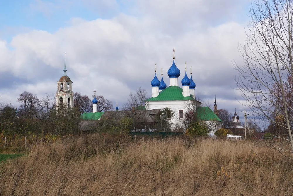 Ансамбль церквей - Спаса Всемилостивого и Смоленской иконы Божией Матери (Васильевское (Курбский с/о))