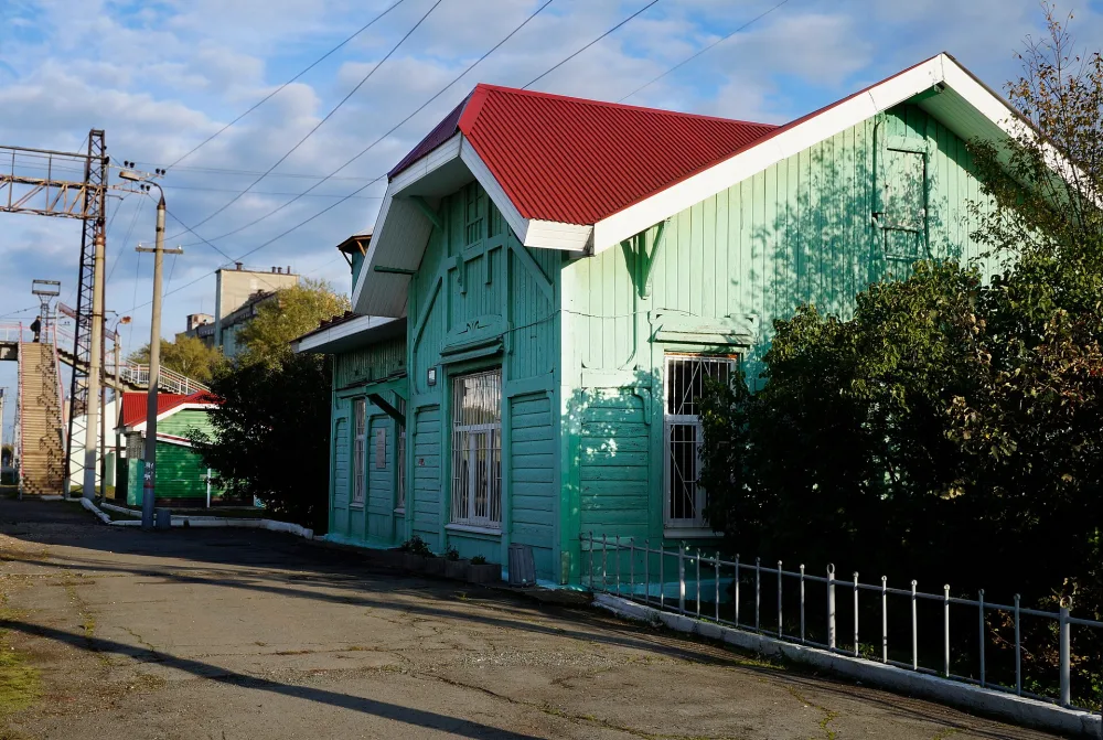 Вокзал ж/д станции Бахаревка