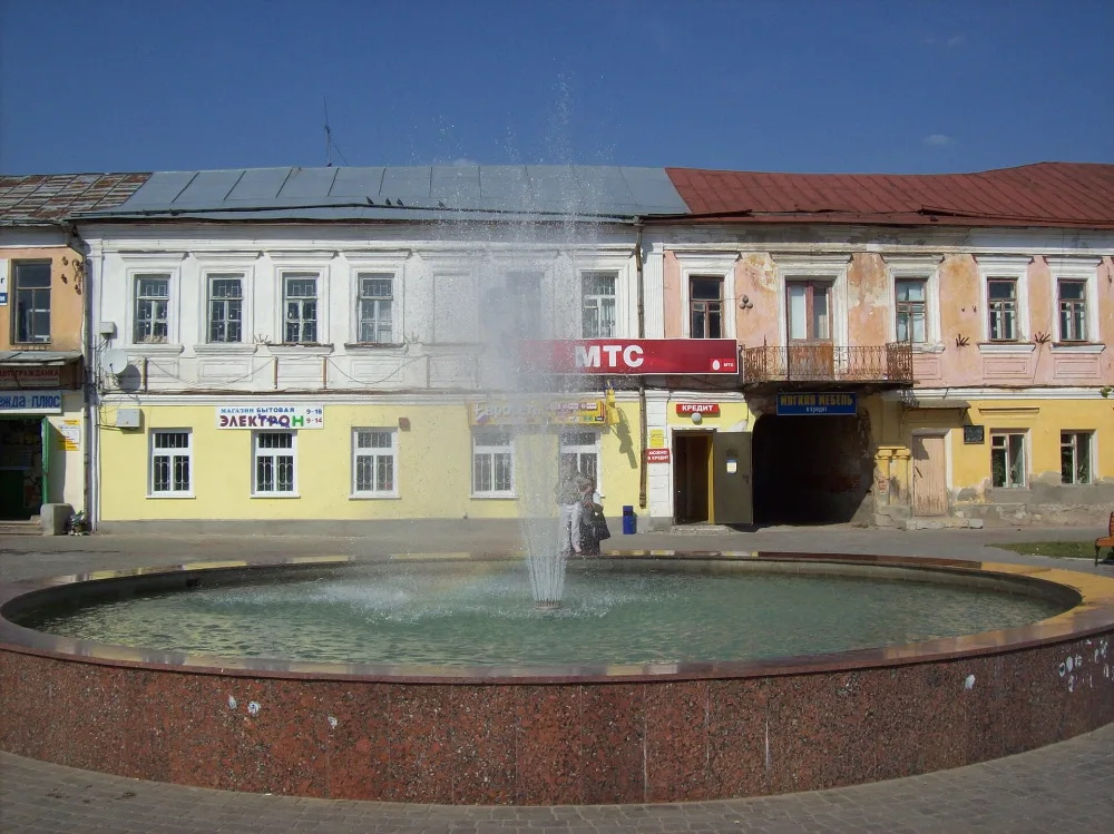 Дом, в котором в 1843 г. останавливался писатель И.С. Тургенев, посетивший Лебедянскую конную ярмарку (Лебедянь)