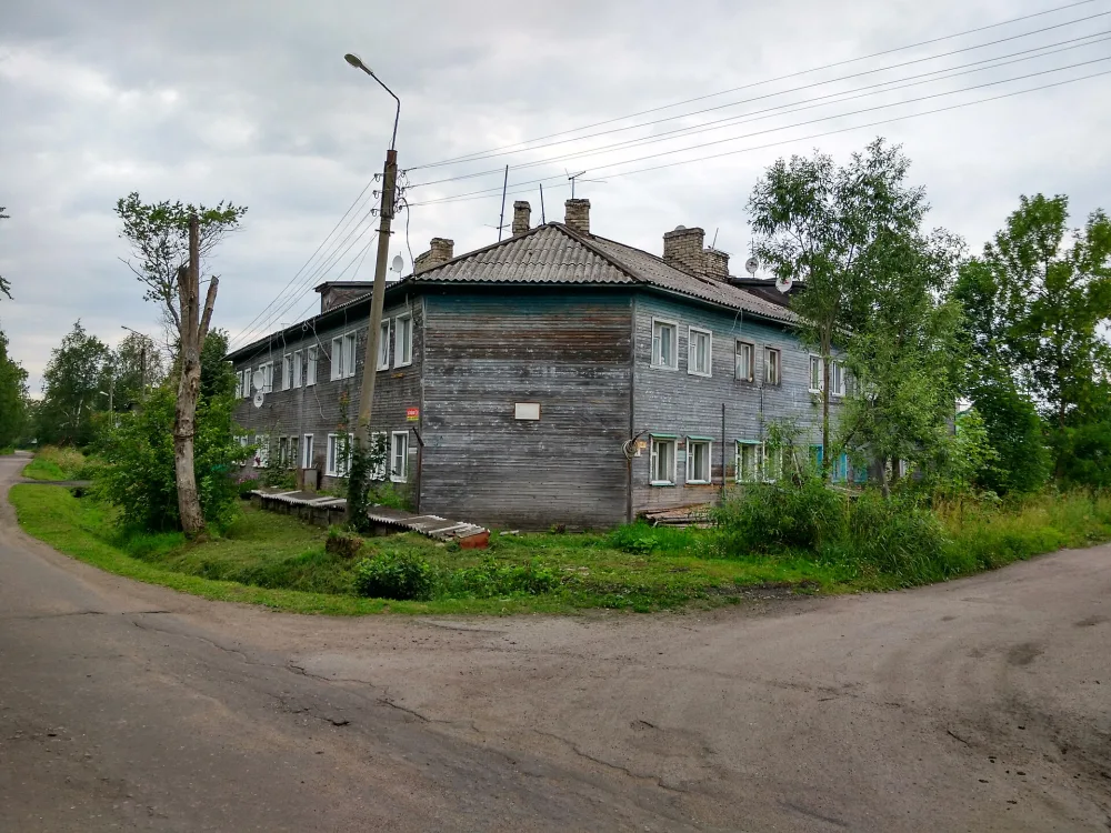 Дом, в котором в 1919 г. жил поэт Ялмари Виртанен (Олонец)
