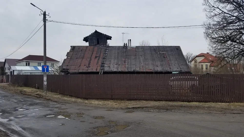 Караулка при въезде в Ремиз (Гатчина)
