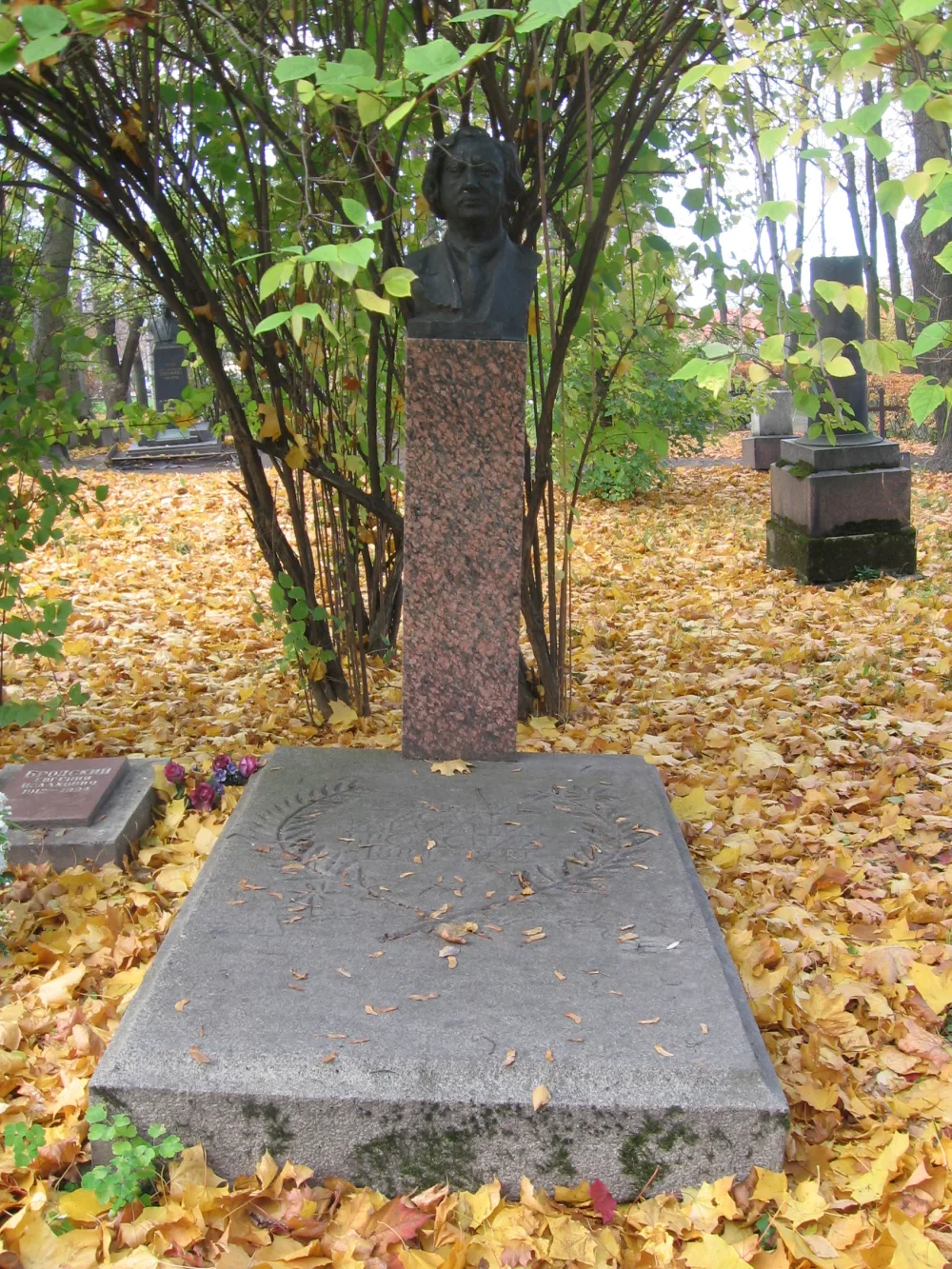 Могила И.И. Бродского (1884-1939), художника