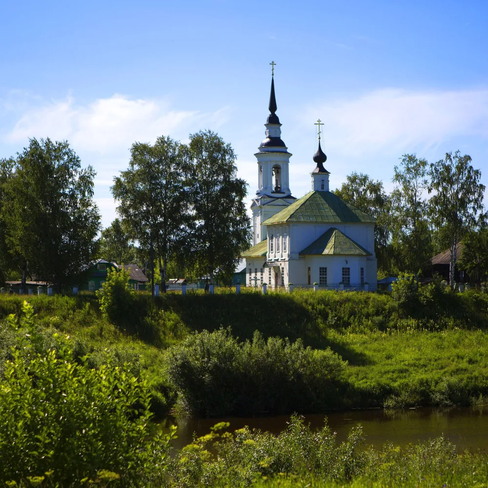 Церковь Воскресения Христова (Никольская) с интерьером (Буй)