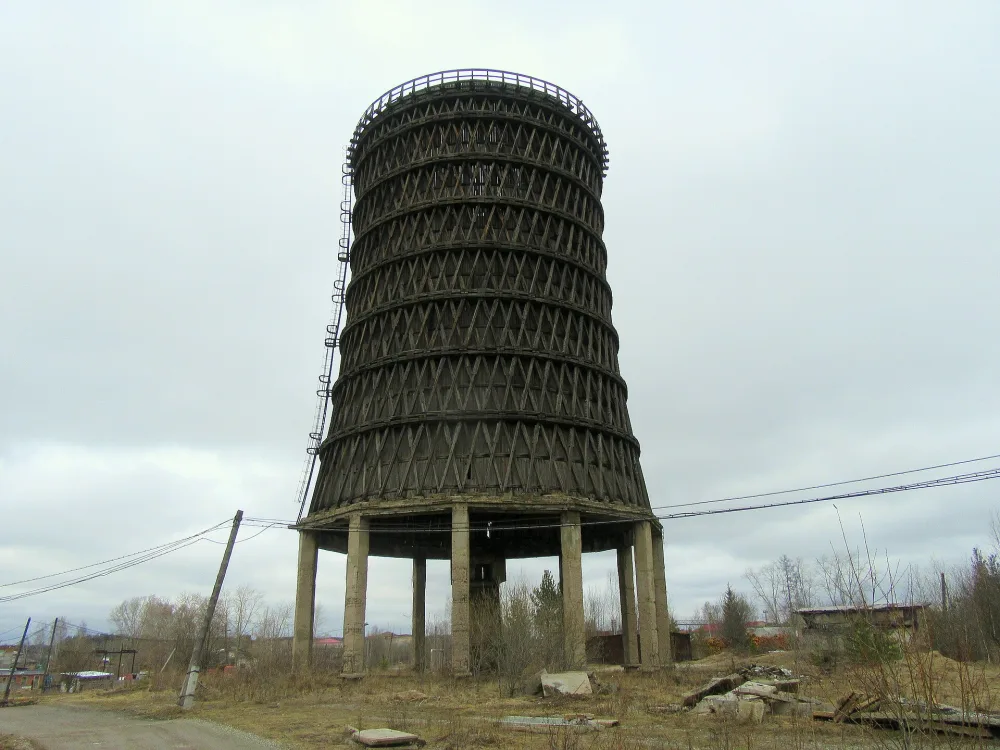 Деревянная градирня