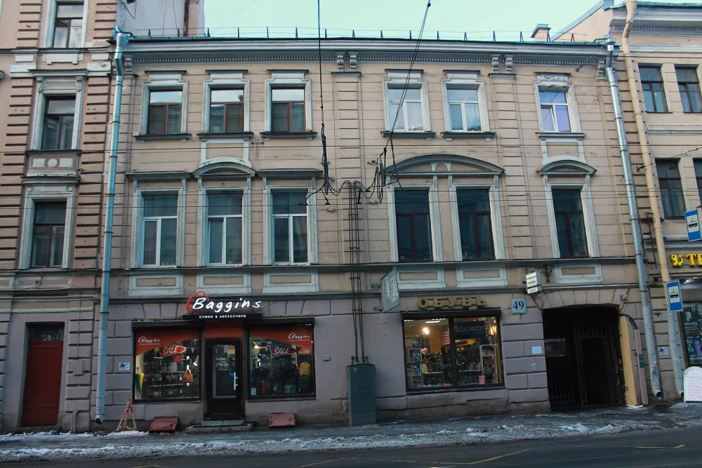 Дом, в котором в 1850-1856 гг. жил композитор А.П. Бородин