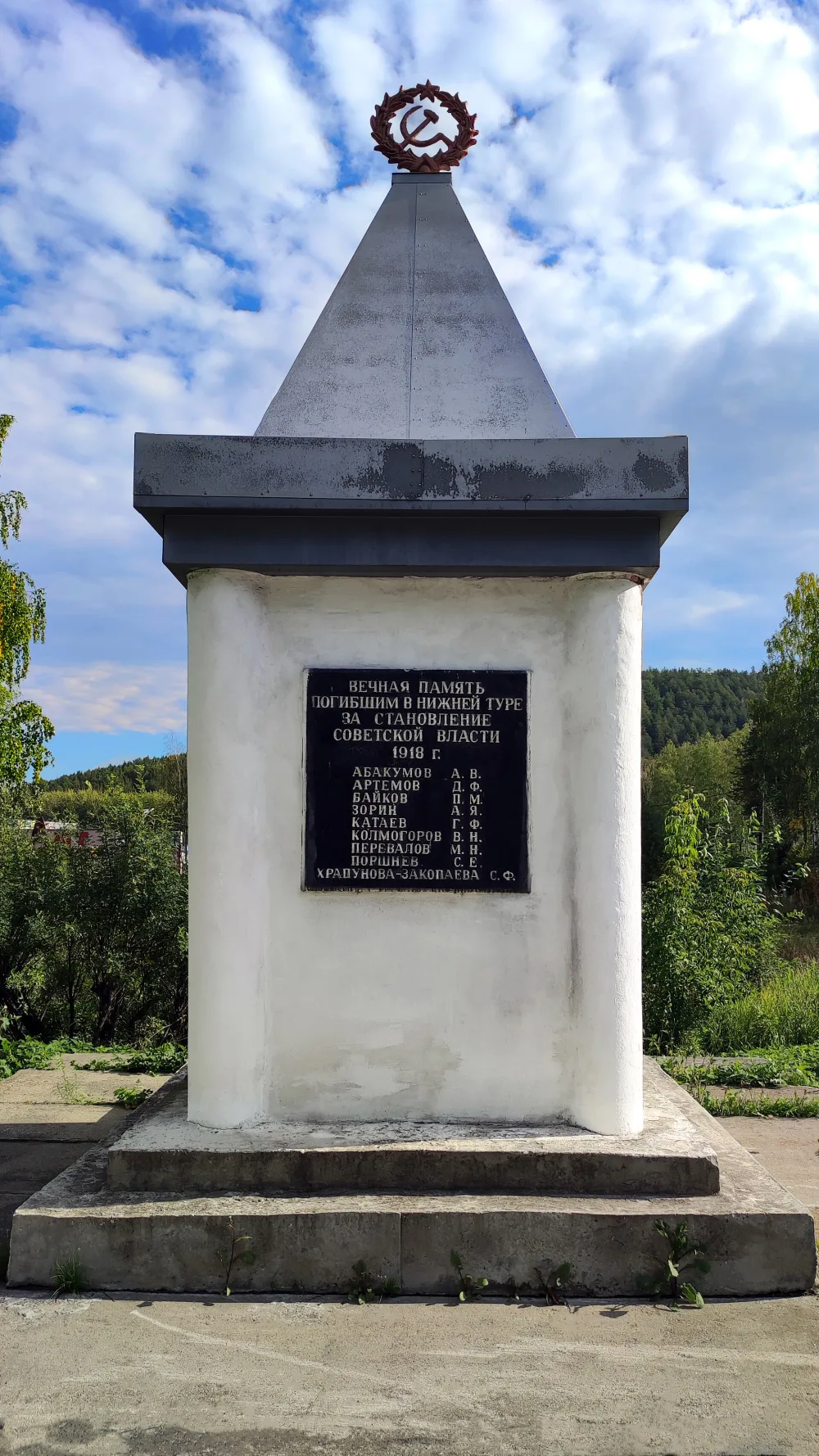 Памятник борцам за власть Советов (Нижняя Тура)
