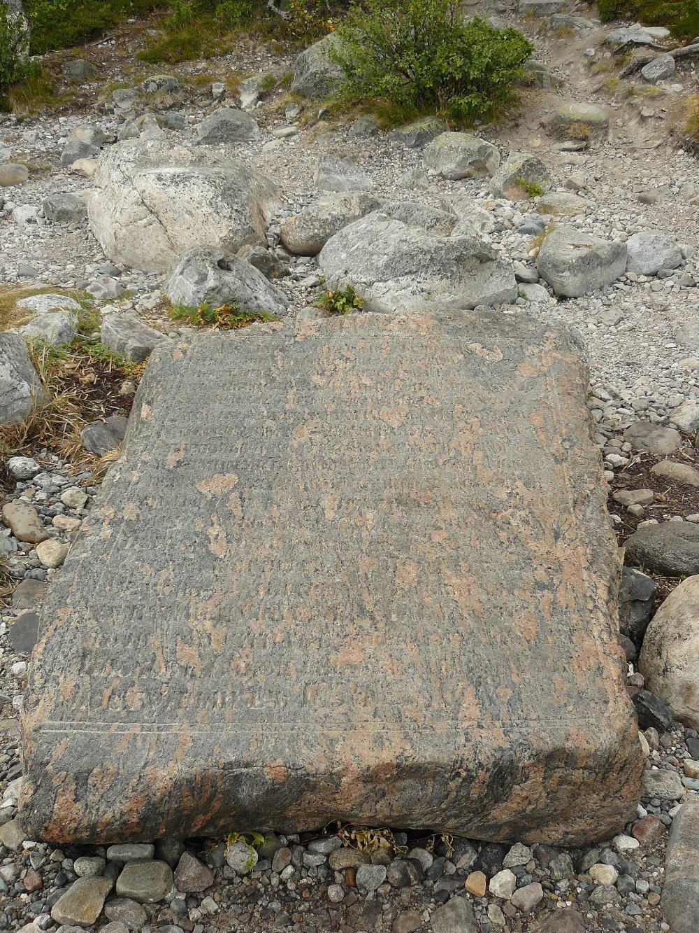 Negotiation stone in Solovki