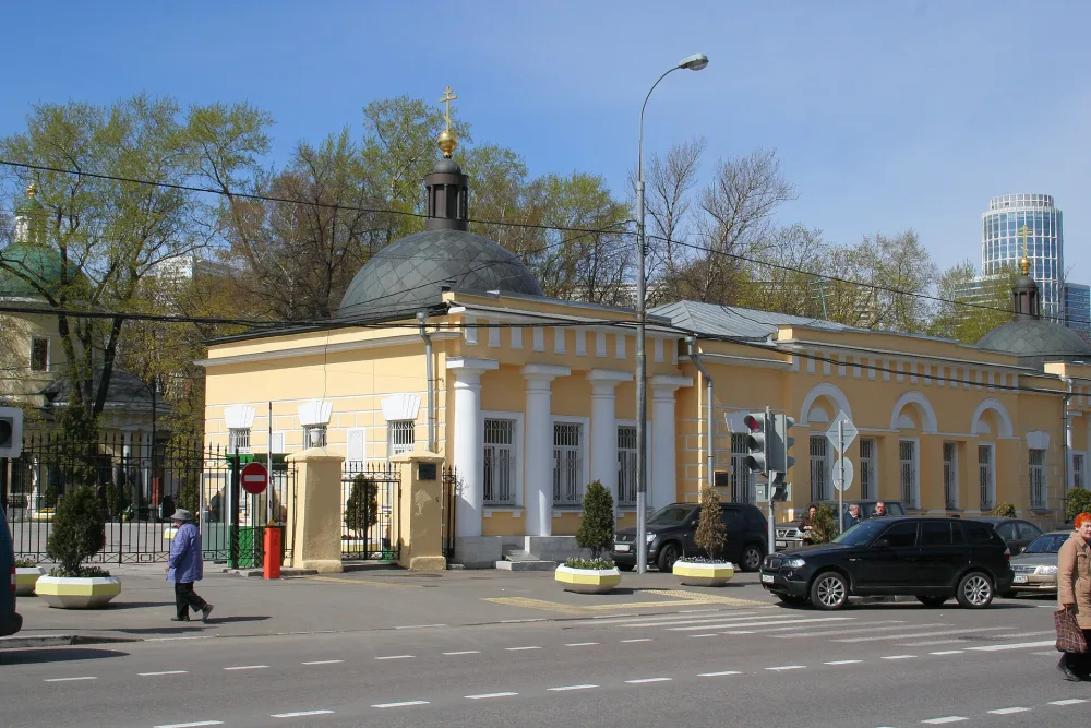Храм Андрея Первозванного на Ваганьковском кладбище