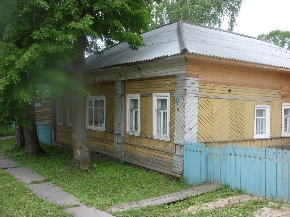 Флигель с каретником (Каретник деревянный, рубленый) (Тотьма)