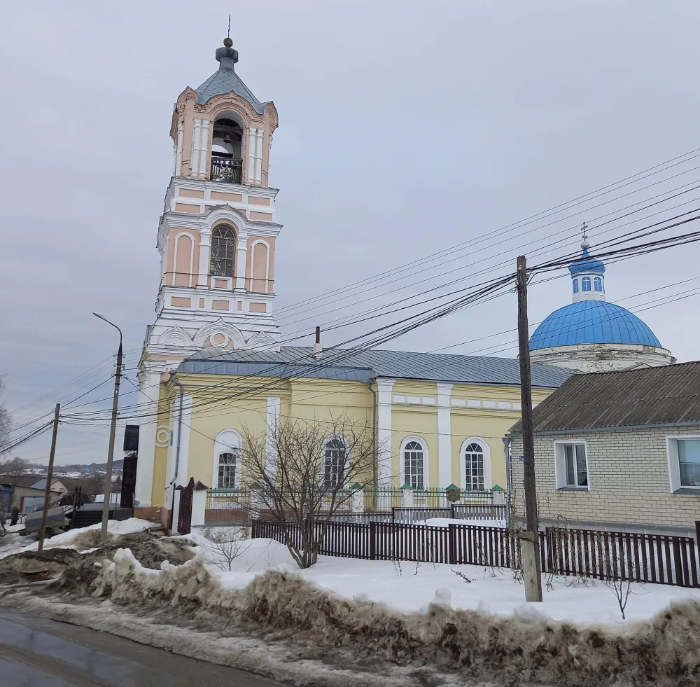 Церковь Михаила Архангела с интерьером (Мокшан)