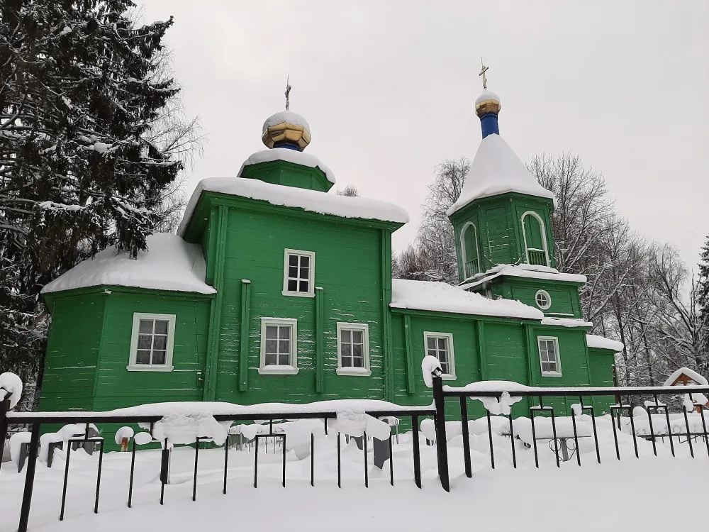 Церковь Михаила Архангела (деревянная) (Алёховщина)