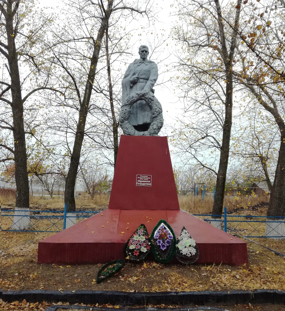 Братская могила 12 советских воинов, погибших в боях с фашистскими захватчиками в 1943 г.